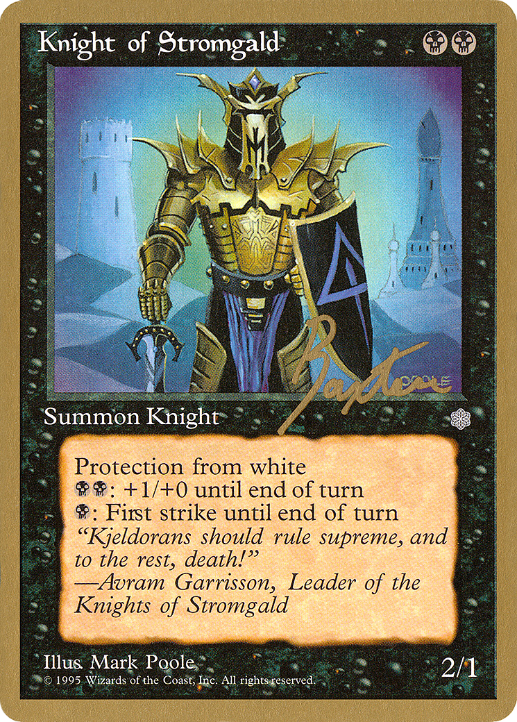 Knight of Stromgald (PTC-GB138) - Pro Tour Collector Set - Premium MTG Single from Wizards of the Coast - Just $0.08! Shop now at Game Crave Tournament Store