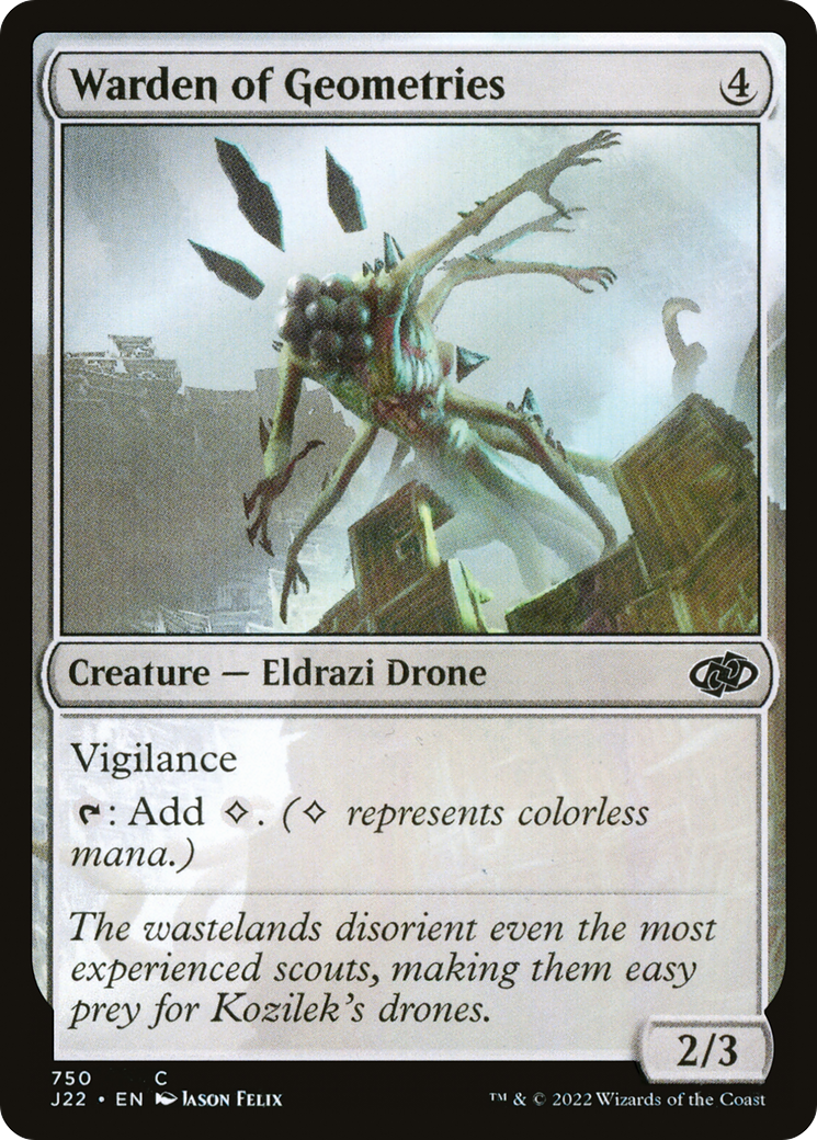 Warden of Geometries (J22-750) - Jumpstart 2022 - Premium MTG Single from Wizards of the Coast - Just $0.25! Shop now at Game Crave Tournament Store