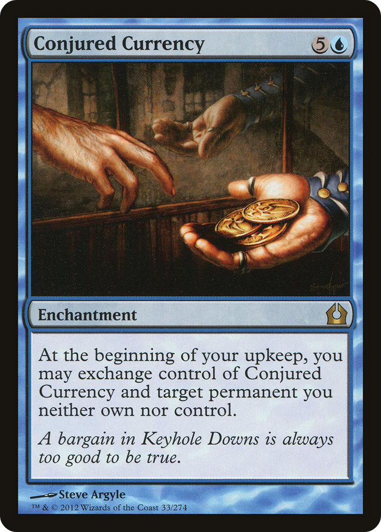 Conjured Currency (RTR-033) - Return to Ravnica Foil - Premium MTG Single from Wizards of the Coast - Just $0.31! Shop now at Game Crave Tournament Store