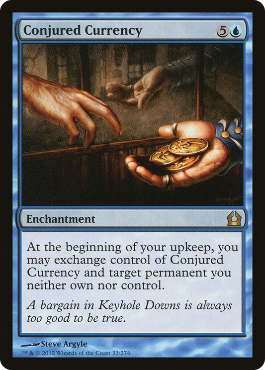 Conjured Currency (RTR-033) - Return to Ravnica Foil - Premium MTG Single from Wizards of the Coast - Just $0.31! Shop now at Game Crave Tournament Store