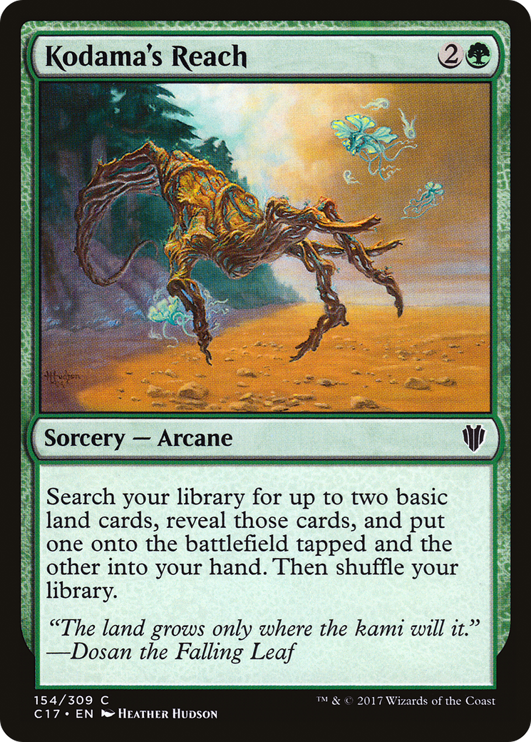 Kodama's Reach (C17-154) - Commander 2017 - Premium MTG Single from Wizards of the Coast - Just $0.32! Shop now at Game Crave Tournament Store