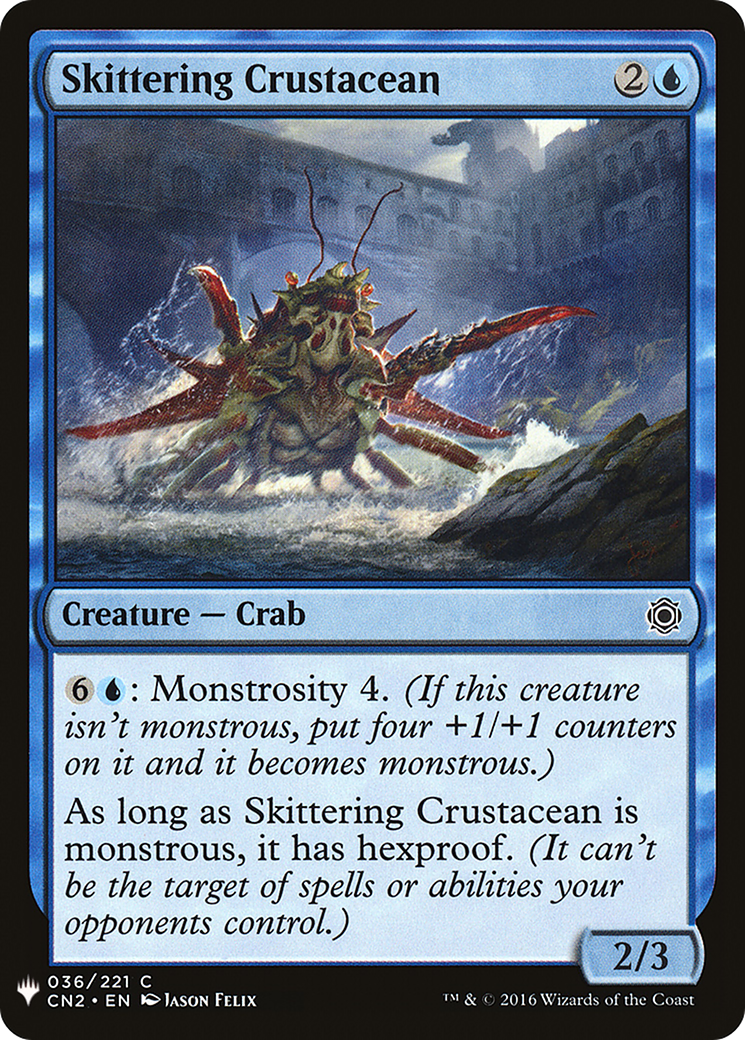Skittering Crustacean (MB1-494) - Mystery Booster - Premium MTG Single from Wizards of the Coast - Just $0.08! Shop now at Game Crave Tournament Store