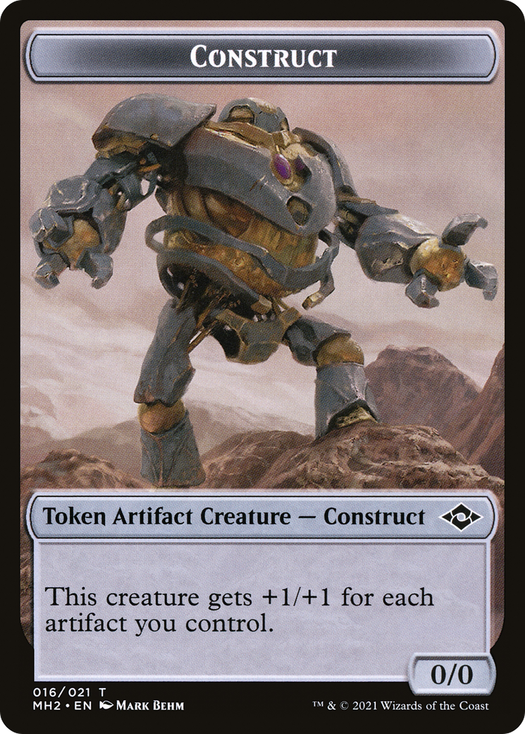 Construct (TMH2-016) - Modern Horizons 2 Tokens Foil - Premium MTG Single from Wizards of the Coast - Just $0! Shop now at Game Crave Tournament Store