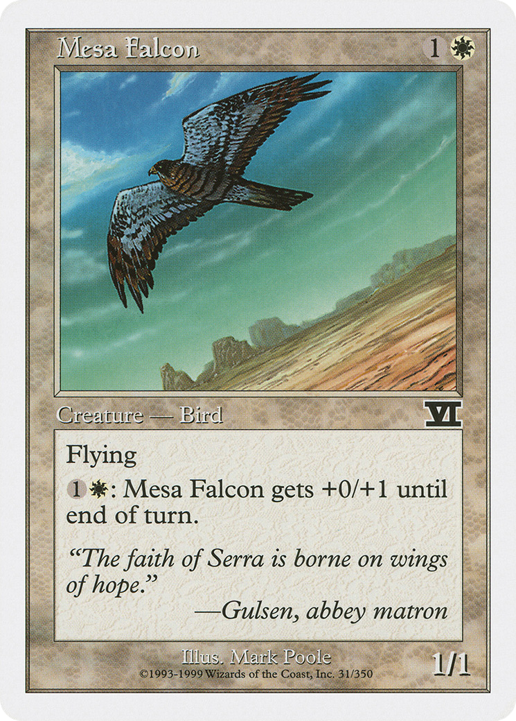 Mesa Falcon (6ED-031) - Classic Sixth Edition - Premium MTG Single from Wizards of the Coast - Just $0.08! Shop now at Game Crave Tournament Store