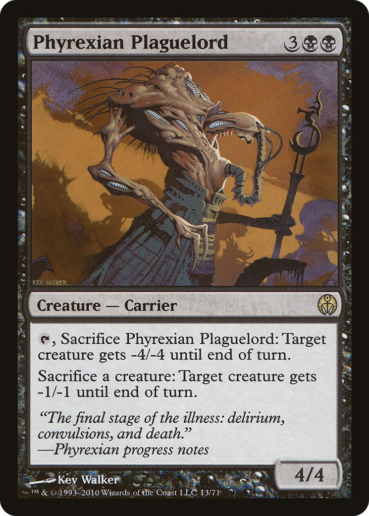 Phyrexian Plaguelord (DDE-013) - Duel Decks: Phyrexia vs. the Coalition - Premium MTG Single from Wizards of the Coast - Just $0.08! Shop now at Game Crave Tournament Store