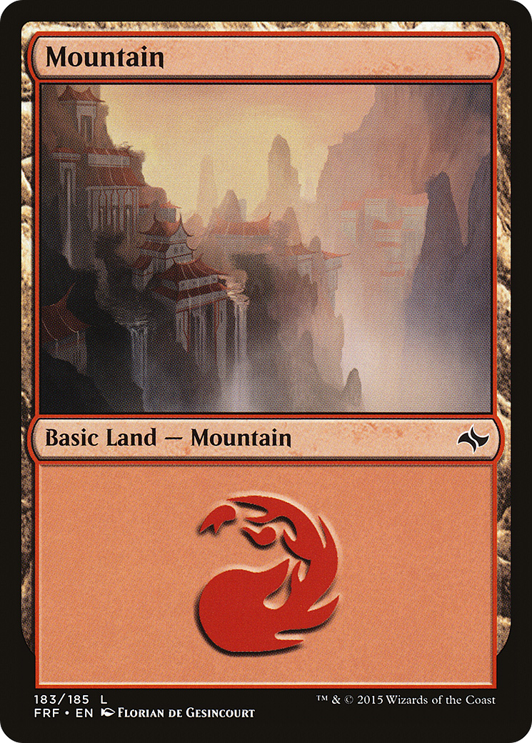Mountain (FRF-183) - Fate Reforged - Premium MTG Single from Wizards of the Coast - Just $0.08! Shop now at Game Crave Tournament Store