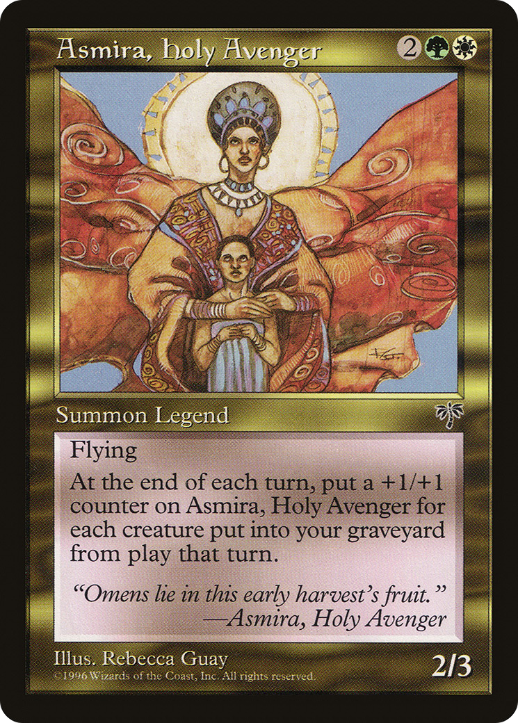 Asmira, Holy Avenger (MIR-256) - Mirage - Premium MTG Single from Wizards of the Coast - Just $0.29! Shop now at Game Crave Tournament Store