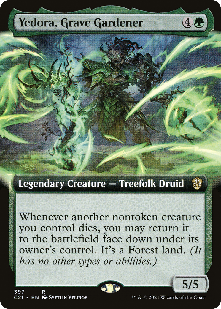 Yedora, Grave Gardener (C21-397) - Commander 2021: (Extended Art) - Premium MTG Single from Wizards of the Coast - Just $0.24! Shop now at Game Crave Tournament Store