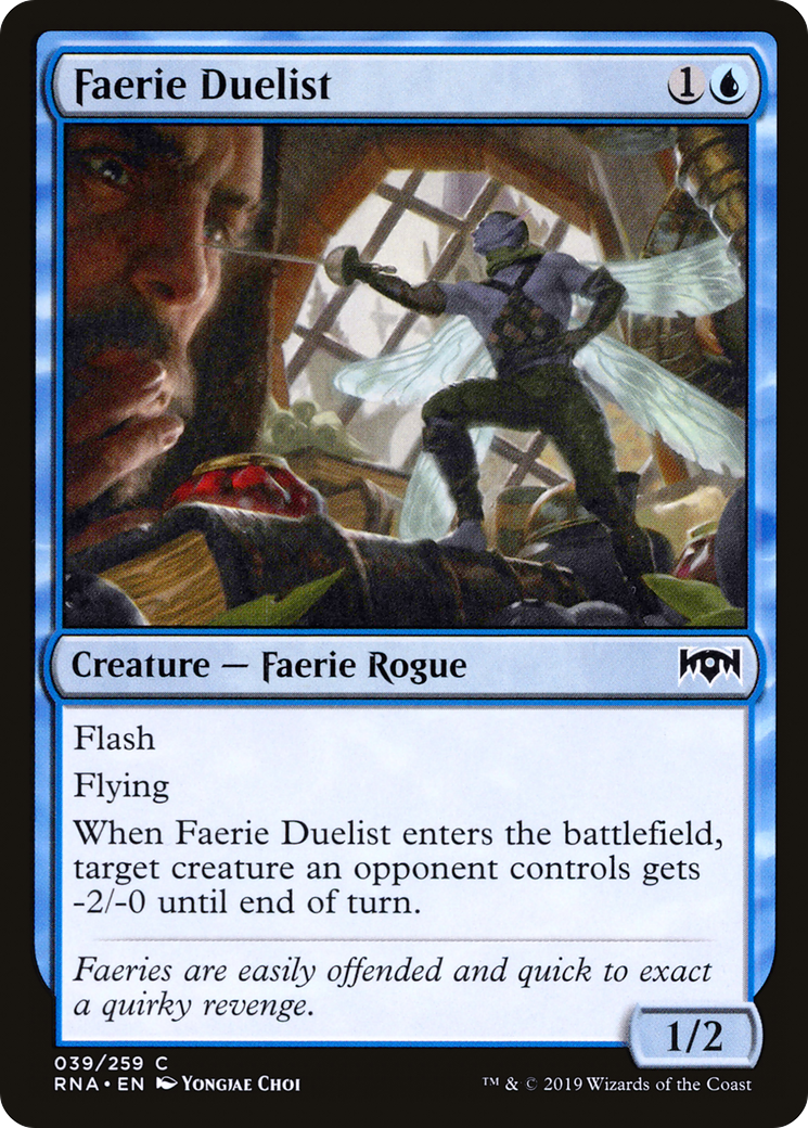 Faerie Duelist (RNA-039) - Ravnica Allegiance - Premium MTG Single from Wizards of the Coast - Just $0.08! Shop now at Game Crave Tournament Store