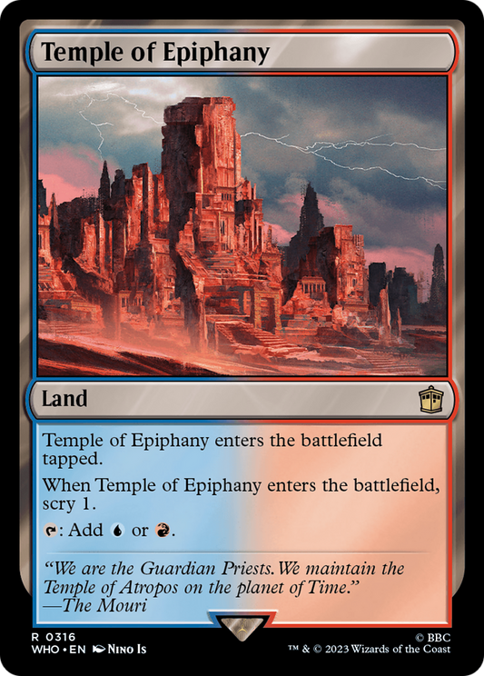 Temple of Epiphany (WHO-316) - Doctor Who - Premium MTG Single from Wizards of the Coast - Just $0.08! Shop now at Game Crave Tournament Store