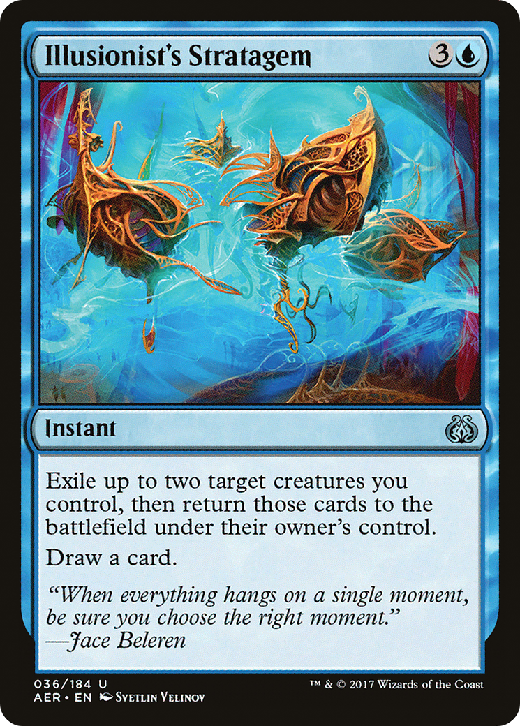 Illusionist's Stratagem (AER-036) - Aether Revolt - Premium MTG Single from Wizards of the Coast - Just $0.08! Shop now at Game Crave Tournament Store