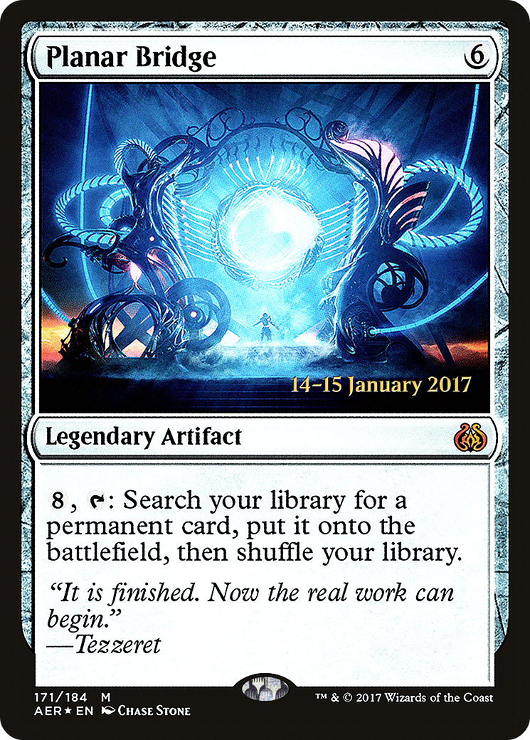 Planar Bridge (PAER-171S) - Aether Revolt Promos Foil - Premium MTG Single from Wizards of the Coast - Just $1.67! Shop now at Game Crave Tournament Store
