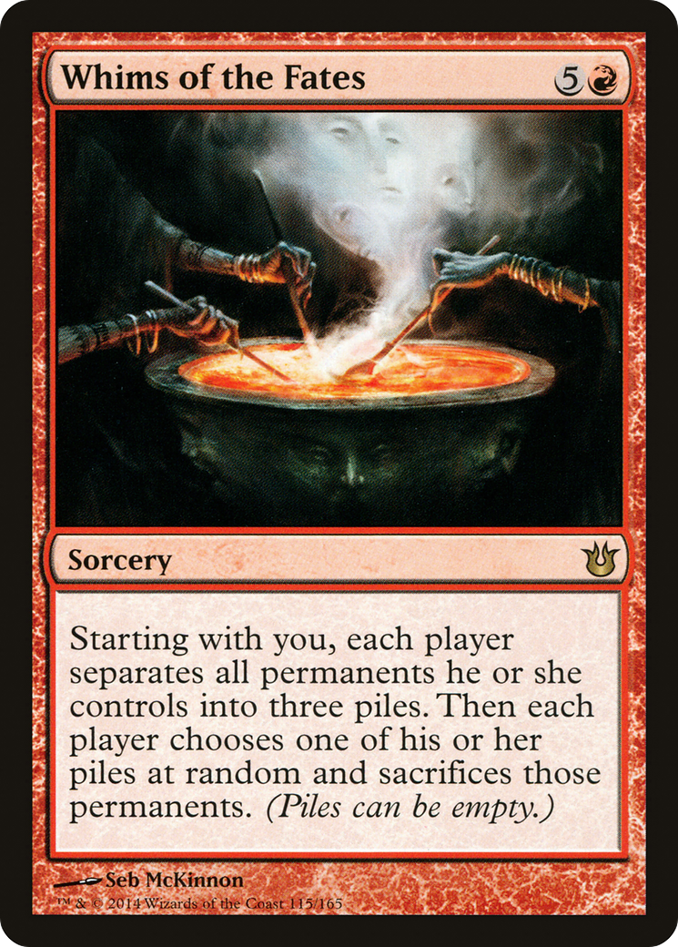 Whims of the Fates (BNG-115) - Born of the Gods Foil - Premium MTG Single from Wizards of the Coast - Just $0.56! Shop now at Game Crave Tournament Store