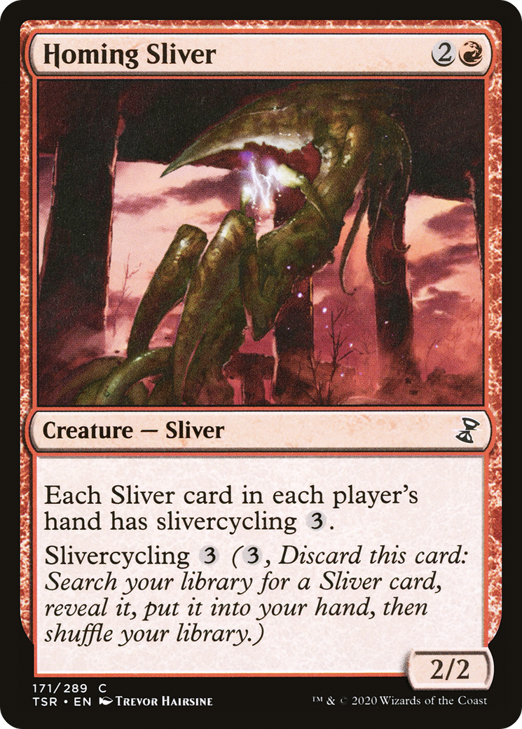 Homing Sliver (TSR-171) - Time Spiral Remastered Foil - Premium MTG Single from Wizards of the Coast - Just $0.63! Shop now at Game Crave Tournament Store