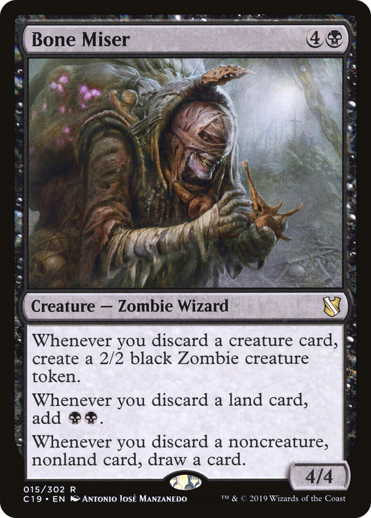Bone Miser (C19-015) - Commander 2019 - Premium MTG Single from Wizards of the Coast - Just $12.94! Shop now at Game Crave Tournament Store
