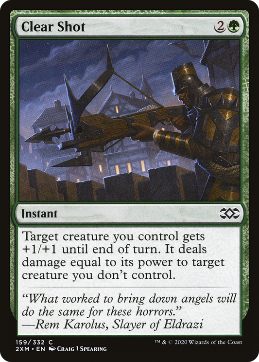 Clear Shot (2XM-159) - Double Masters - Premium MTG Single from Wizards of the Coast - Just $0.25! Shop now at Game Crave Tournament Store