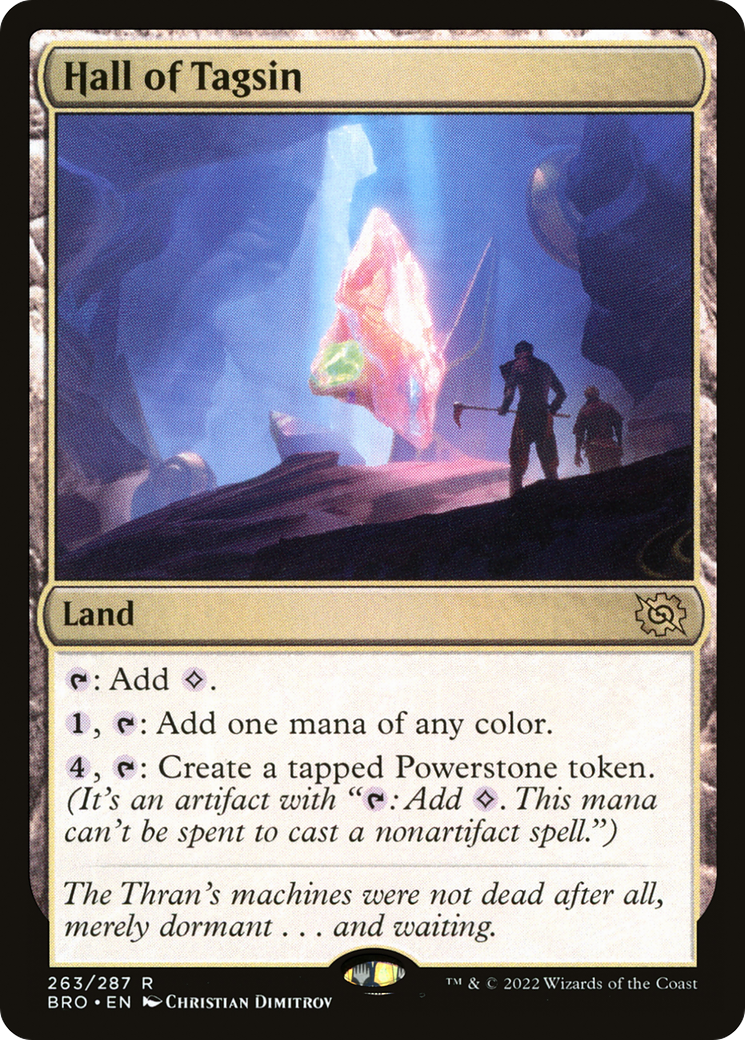 Hall of Tagsin (BRO-263) - The Brothers' War Foil - Premium MTG Single from Wizards of the Coast - Just $0.25! Shop now at Game Crave Tournament Store