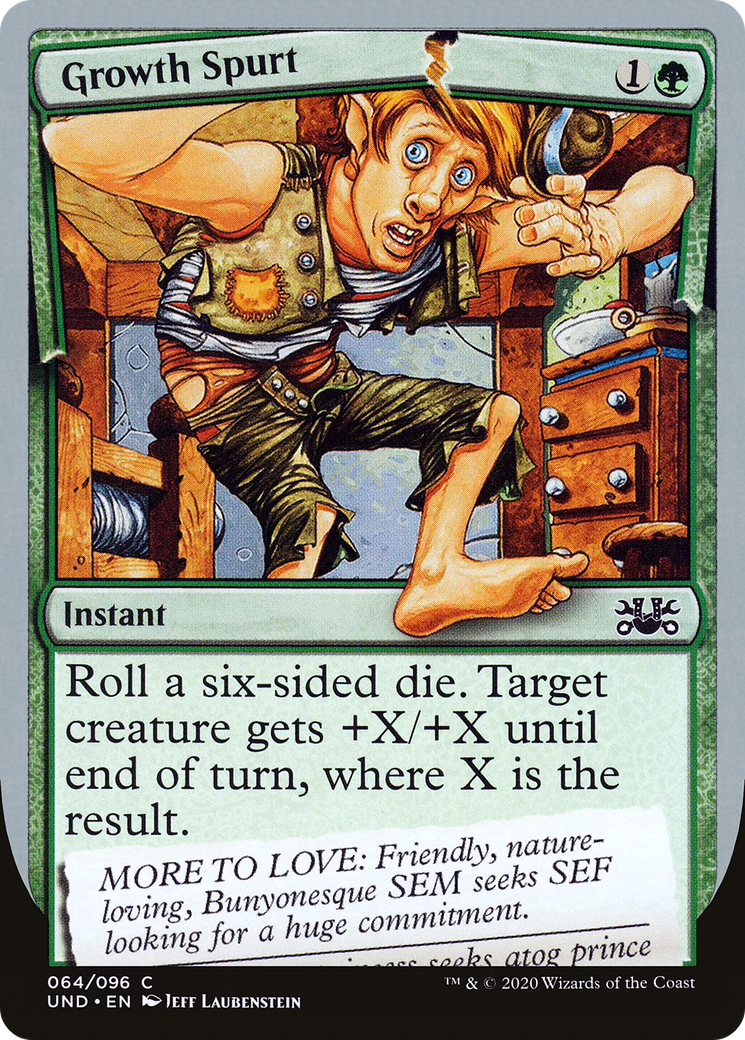Growth Spurt (UND-064) - Unsanctioned - Premium MTG Single from Wizards of the Coast - Just $0.08! Shop now at Game Crave Tournament Store
