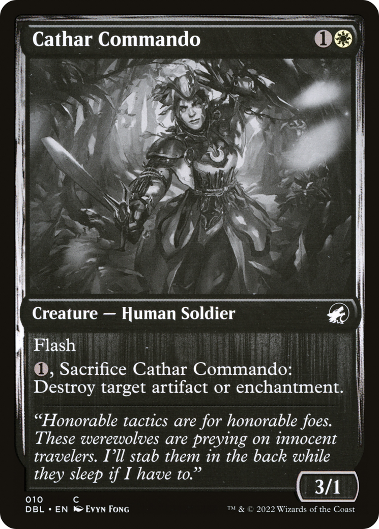 Cathar Commando (DBL-010) - Innistrad: Double Feature Foil - Premium MTG Single from Wizards of the Coast - Just $2.11! Shop now at Game Crave Tournament Store