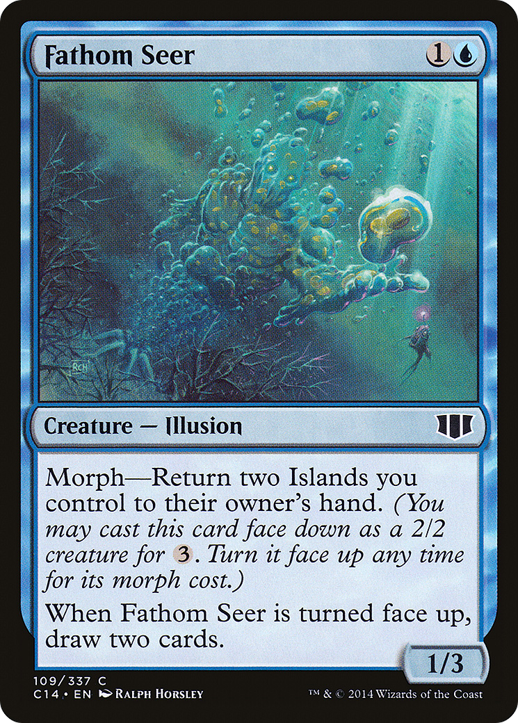 Fathom Seer (C14-109) - Commander 2014 - Premium MTG Single from Wizards of the Coast - Just $0.25! Shop now at Game Crave Tournament Store