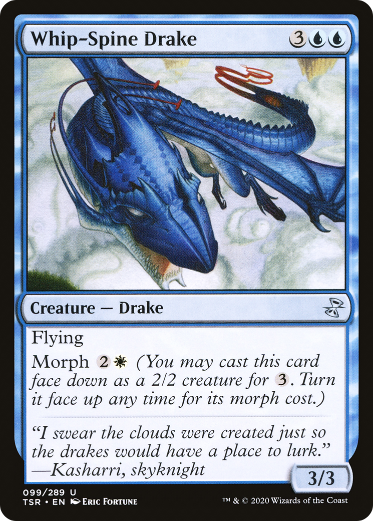 Whip-Spine Drake (TSR-099) - Time Spiral Remastered Foil - Premium MTG Single from Wizards of the Coast - Just $0.08! Shop now at Game Crave Tournament Store