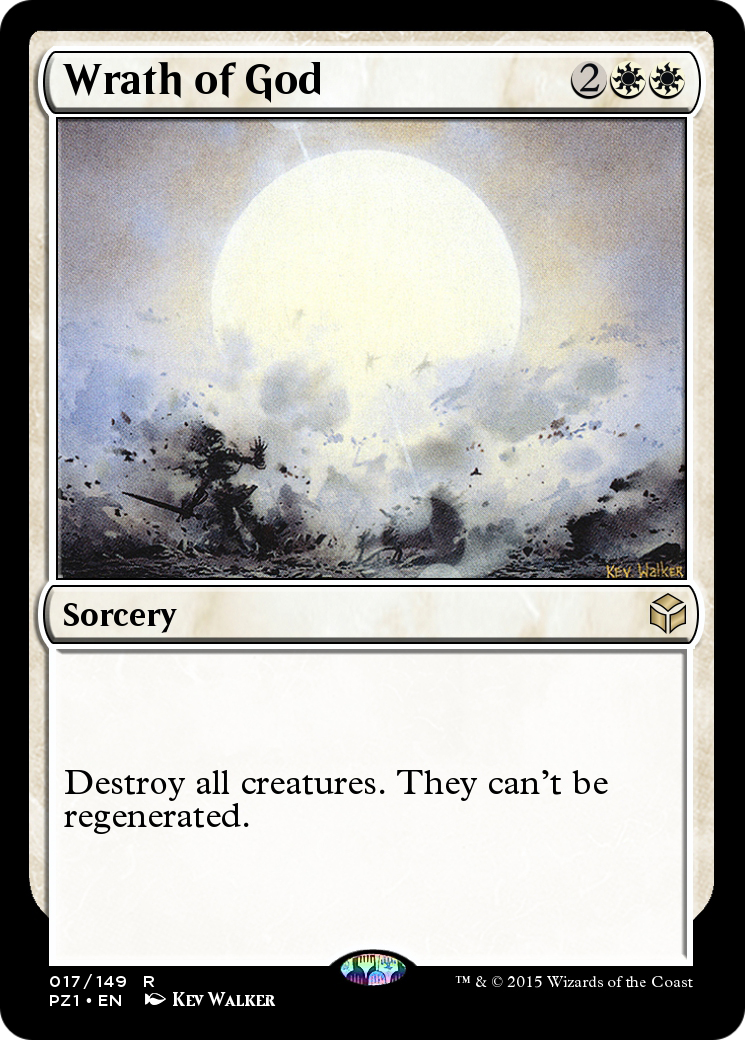 Wrath of God (PZ1-017) - Legendary Cube Prize Pack - Premium MTG Single from Wizards of the Coast - Just $0! Shop now at Game Crave Tournament Store