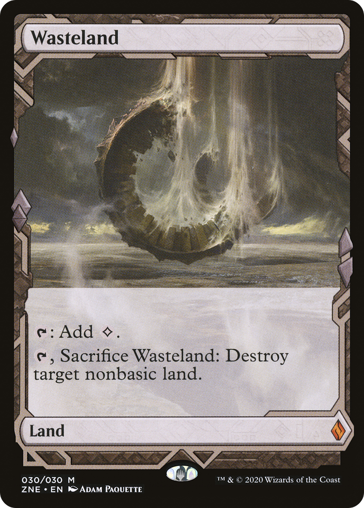 Wasteland (ZNE-030) - Zendikar Rising Expeditions - Premium MTG Single from Wizards of the Coast - Just $5.41! Shop now at Game Crave Tournament Store