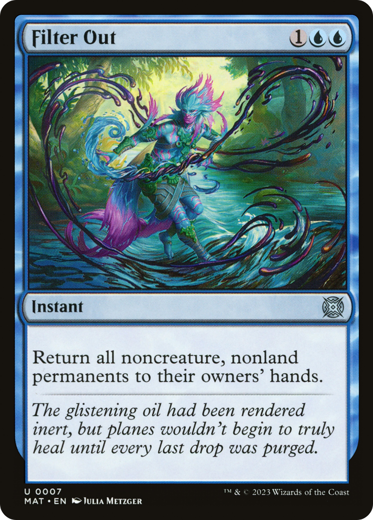 Filter Out (MAT-007) - March of the Machine: The Aftermath - Premium MTG Single from Wizards of the Coast - Just $0.08! Shop now at Game Crave Tournament Store