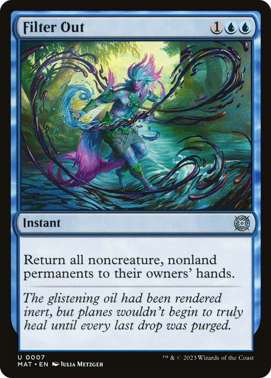 Filter Out (MAT-007) - March of the Machine: The Aftermath - Premium MTG Single from Wizards of the Coast - Just $0.08! Shop now at Game Crave Tournament Store