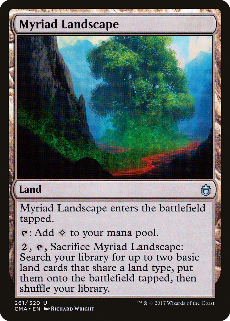 Myriad Landscape (CMA-261) - Commander Anthology - Premium MTG Single from Wizards of the Coast - Just $0.13! Shop now at Game Crave Tournament Store