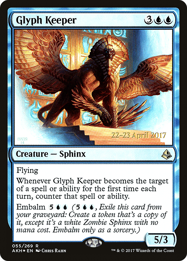 Glyph Keeper (PAKH-55S) - Amonkhet Promos Foil - Premium MTG Single from Wizards of the Coast - Just $0.15! Shop now at Game Crave Tournament Store