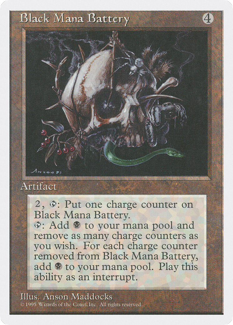 Black Mana Battery (4ED-298) - Fourth Edition - Premium MTG Single from Wizards of the Coast - Just $0.14! Shop now at Game Crave Tournament Store