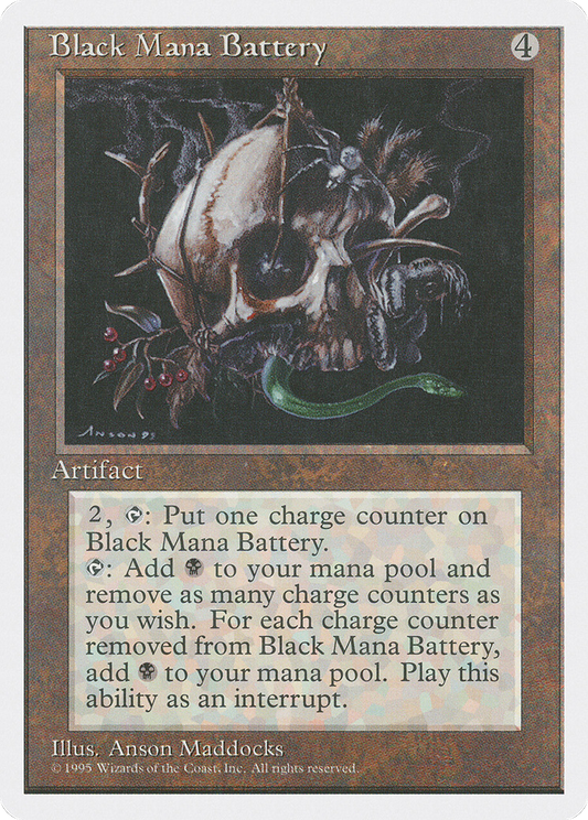 Black Mana Battery (4ED-298) - Fourth Edition - Premium MTG Single from Wizards of the Coast - Just $0.14! Shop now at Game Crave Tournament Store