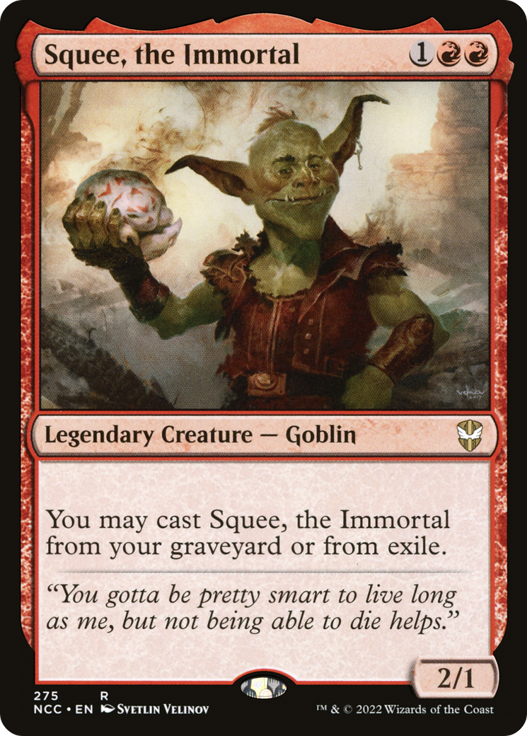 Squee, the Immortal (NCC-275) - New Capenna Commander - Premium MTG Single from Wizards of the Coast - Just $0.43! Shop now at Game Crave Tournament Store