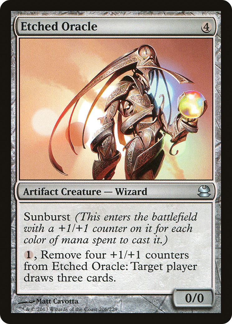 Etched Oracle (MMA-206) - Modern Masters Foil - Premium MTG Single from Wizards of the Coast - Just $0.08! Shop now at Game Crave Tournament Store