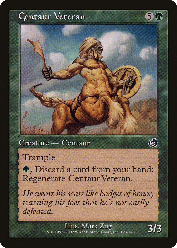Centaur Veteran (TOR-123) - Torment - Premium MTG Single from Wizards of the Coast - Just $0.08! Shop now at Game Crave Tournament Store
