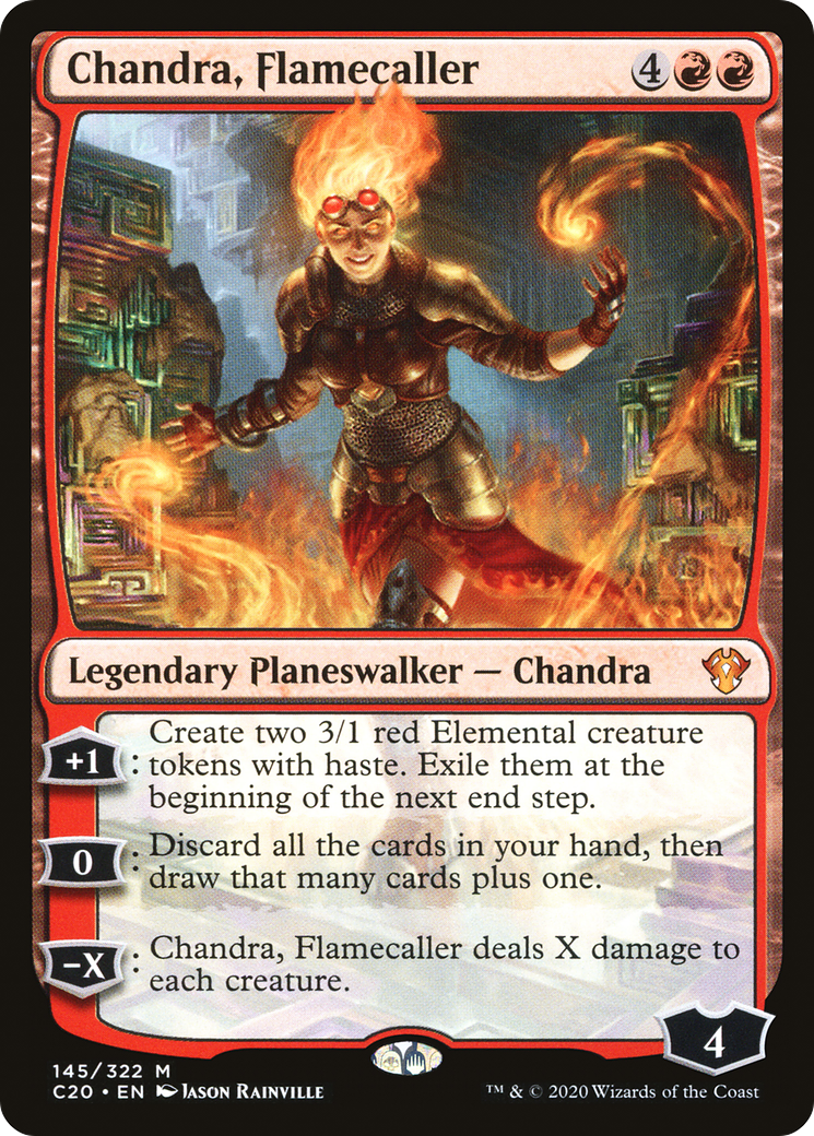Chandra, Flamecaller (C20-145) - Commander 2020 - Premium MTG Single from Wizards of the Coast - Just $0.11! Shop now at Game Crave Tournament Store