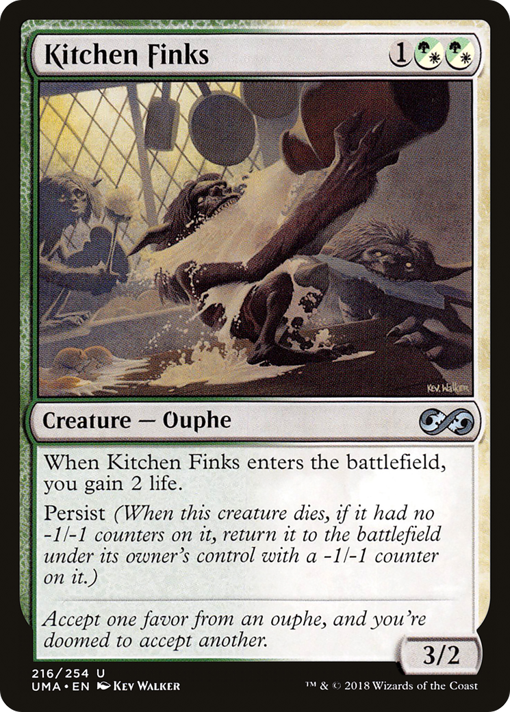 Kitchen Finks (UMA-216) - Ultimate Masters Foil - Premium MTG Single from Wizards of the Coast - Just $0.13! Shop now at Game Crave Tournament Store