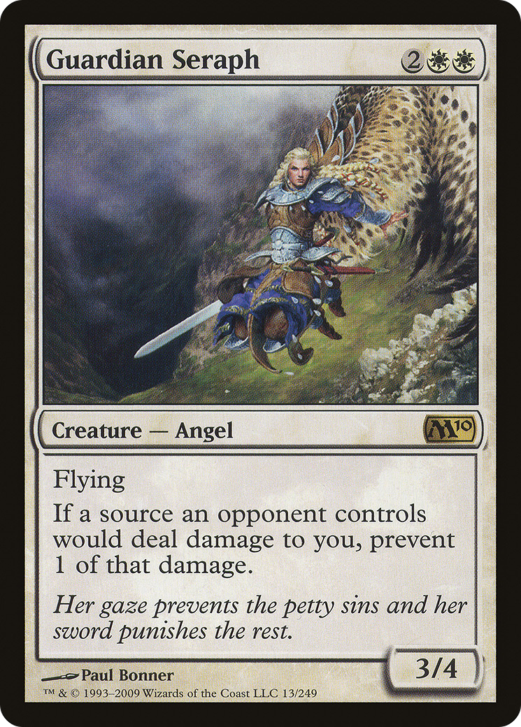 Guardian Seraph (M10-013) - Magic 2010 - Premium MTG Single from Wizards of the Coast - Just $0.14! Shop now at Game Crave Tournament Store