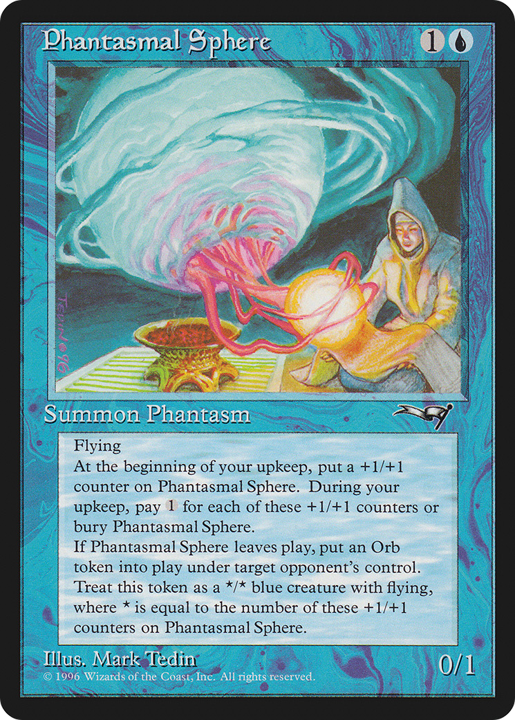 Phantasmal Sphere (ALL-032) - Alliances - Premium MTG Single from Wizards of the Coast - Just $0.08! Shop now at Game Crave Tournament Store