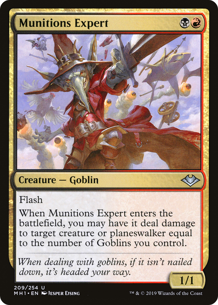 Munitions Expert (MH1-209) - Modern Horizons - Premium MTG Single from Wizards of the Coast - Just $0.08! Shop now at Game Crave Tournament Store