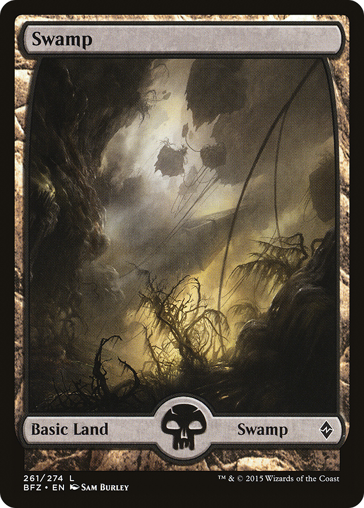 Swamp (BFZ-261) - Battle for Zendikar - Premium MTG Single from Wizards of the Coast - Just $0.08! Shop now at Game Crave Tournament Store