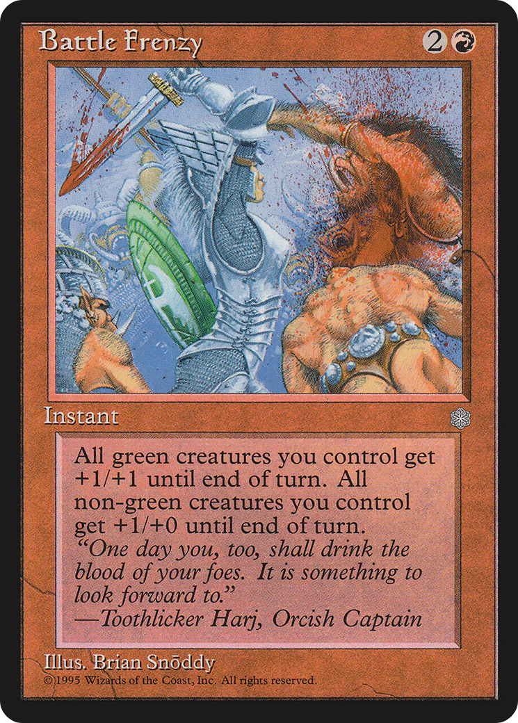 Battle Frenzy (ICE-175) - Ice Age - Premium MTG Single from Wizards of the Coast - Just $0.08! Shop now at Game Crave Tournament Store