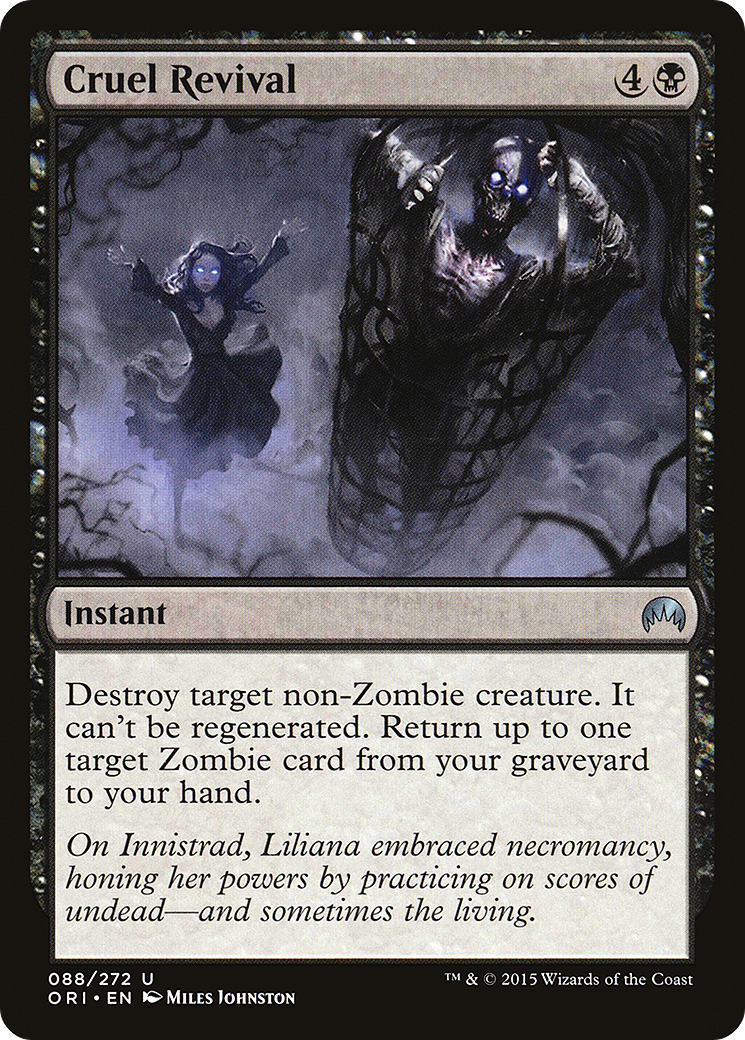 Cruel Revival (ORI-088) - Magic Origins Foil - Premium MTG Single from Wizards of the Coast - Just $0.15! Shop now at Game Crave Tournament Store
