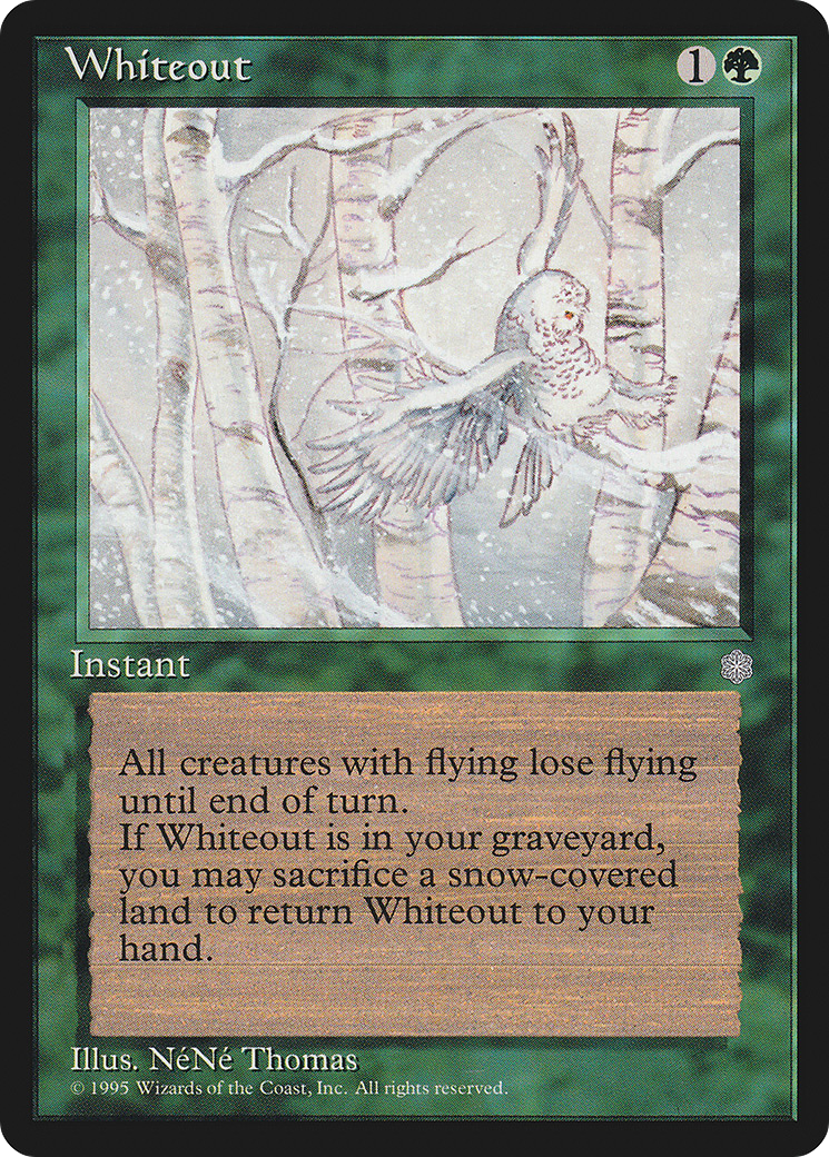 Whiteout (ICE-275) - Ice Age - Premium MTG Single from Wizards of the Coast - Just $0.08! Shop now at Game Crave Tournament Store