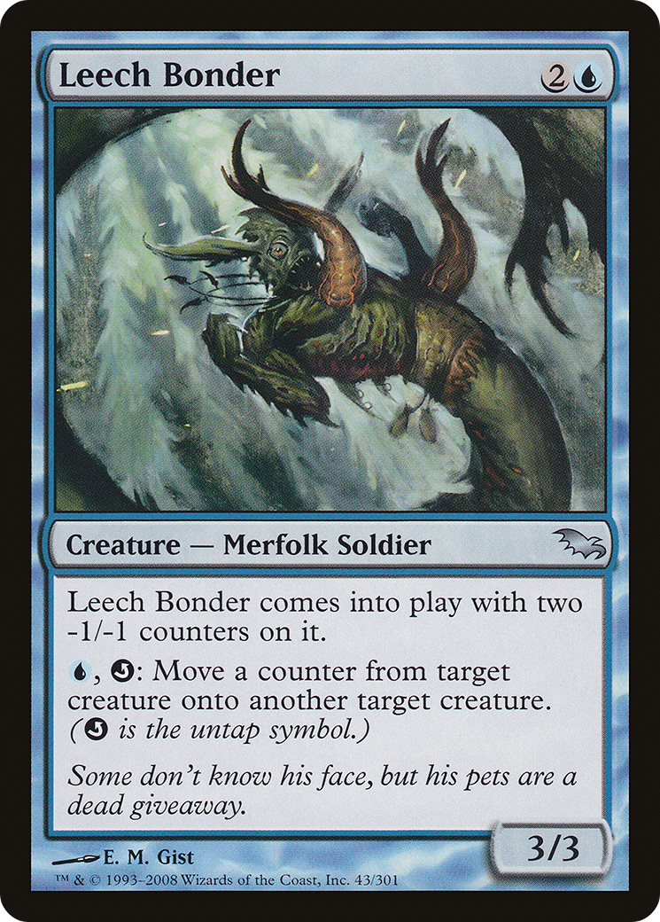 Leech Bonder (SHM-043) - Shadowmoor Foil - Premium MTG Single from Wizards of the Coast - Just $0.58! Shop now at Game Crave Tournament Store