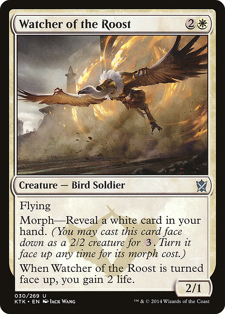 Watcher of the Roost (KTK-030) - Khans of Tarkir Foil - Premium MTG Single from Wizards of the Coast - Just $0.09! Shop now at Game Crave Tournament Store