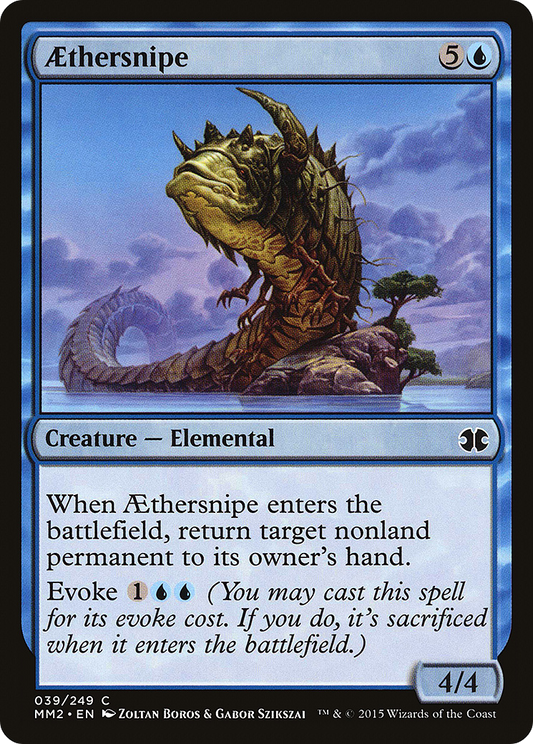Aethersnipe (MM2-039) - Modern Masters 2015 - Premium MTG Single from Wizards of the Coast - Just $0.08! Shop now at Game Crave Tournament Store