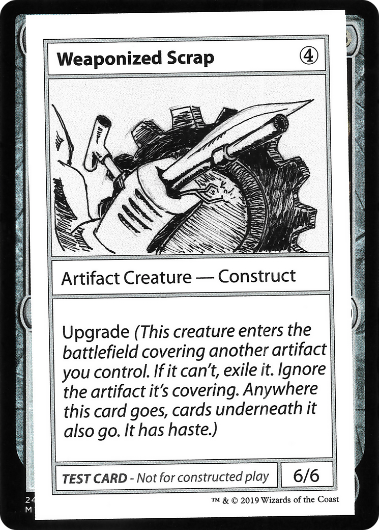 Weaponized Scrap (CMB2-111) - Mystery Booster Playtest Cards 2021 - Premium MTG Single from Wizards of the Coast - Just $0.26! Shop now at Game Crave Tournament Store