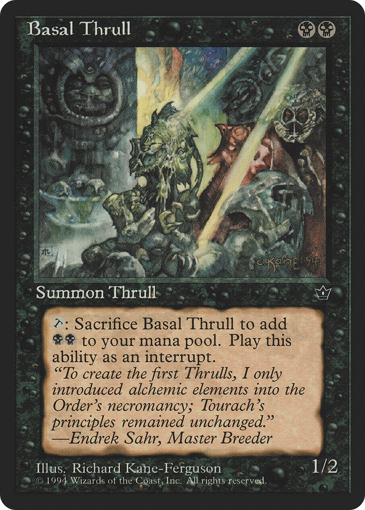 Basal Thrull (FEM-34C) - Fallen Empires - Premium MTG Single from Wizards of the Coast - Just $0.08! Shop now at Game Crave Tournament Store